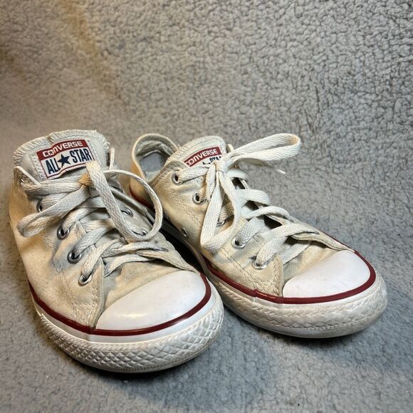 Converse Chuck Taylor All Star White Low Top Canvas 3J236 Youth 3 W 5 - Picture 4 of 16